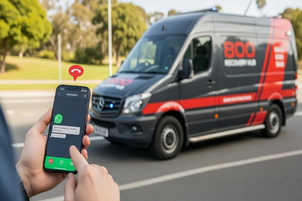 Emergency Call or WhatsApp – Immediate Assistance for Vehicle Recovery and Roadside Help