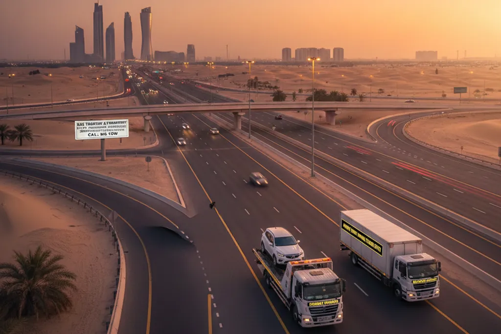 Major UAE highways and expressways