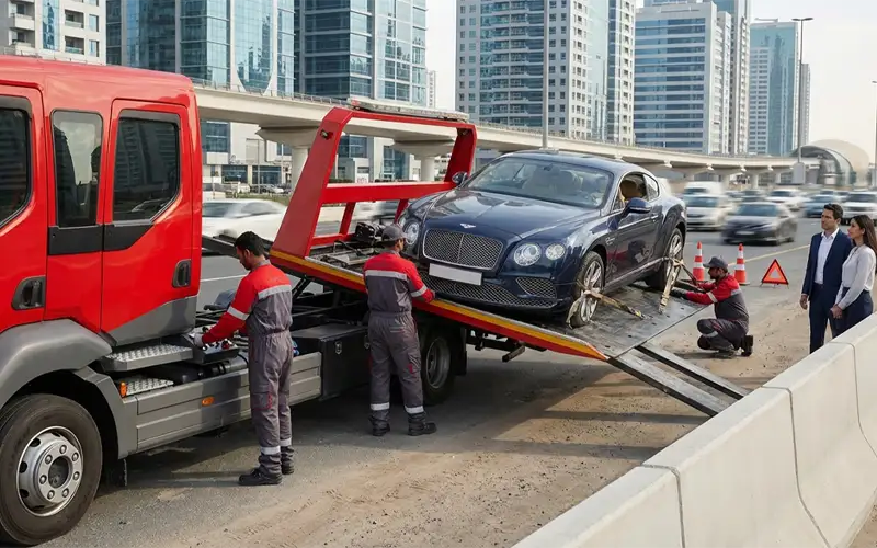 Emergency Bentley recovery service providing fast and secure towing for luxury Bentley cars.