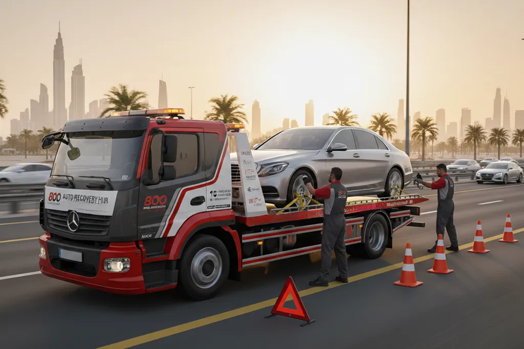 Reasons to choose 800 Recovery Hub for Mercedes recovery, offering fast, safe, and expert towing for luxury vehicles